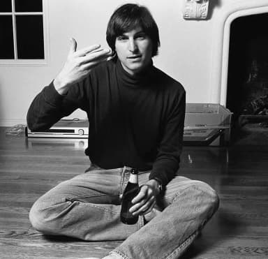 Steve Jobs Sitting